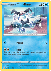 Galarian Mr. Mime - 034/163 - Battle Styles