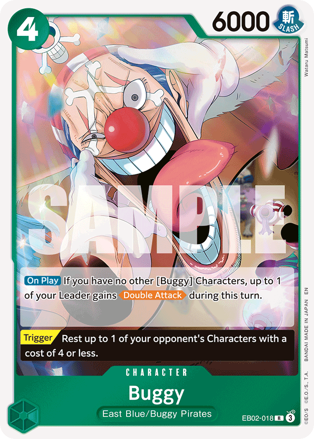 Buggy - EB02-018 - Rare - Anime 25th Collection