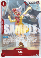 Uta - OP09-002 - Rare (Alternate Art) - Emperors In The New World