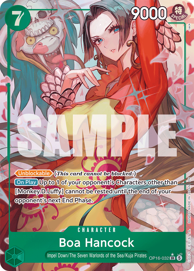 Boa Hancock - OP16-032 - Super Rare (Alternate Art) - The Time Of Battle