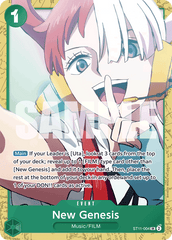 New Genesis - ST11-004 - Super Rare (Green Uta Alt Art) - Uta
