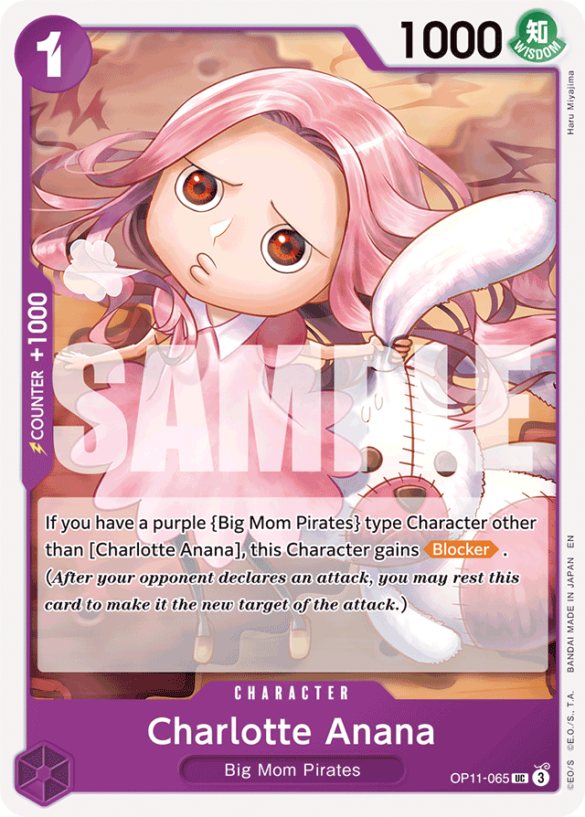 Charlotte Anana - OP11-065 - Uncommon - A Fist Of Divine Speed