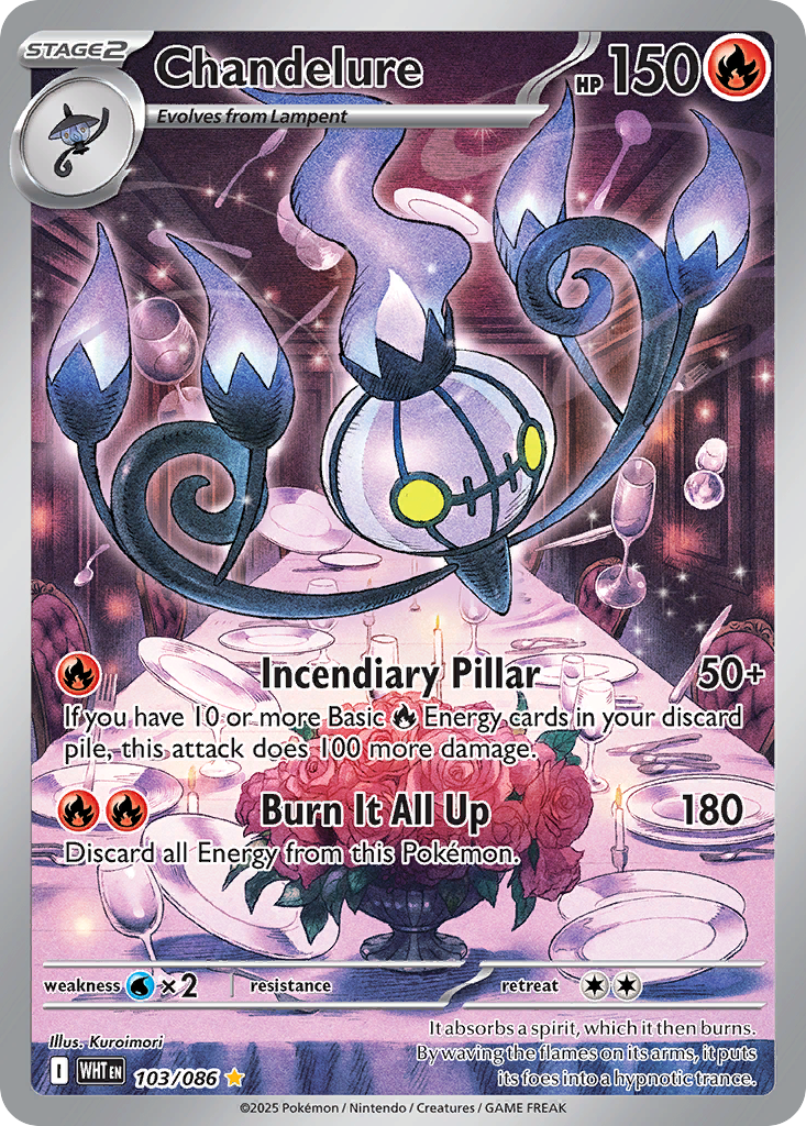 Chandelure - 103/86 - White Flare