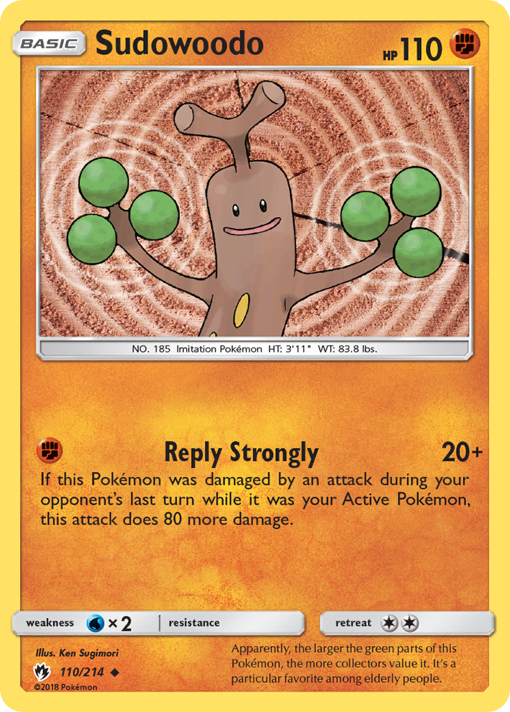 Sudowoodo - 110/214 - Lost Thunder