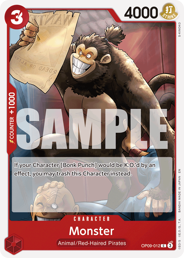Monster - OP09-012 - Common (Reprint) - Emperors In The New World