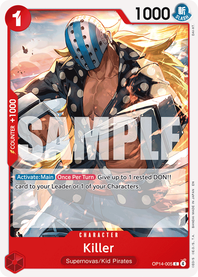 Killer - OP14-005 - Common - The Azure Sea's Seven