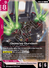 Destroy Gundam - GD05-037 - Rare - Freedom Ascension