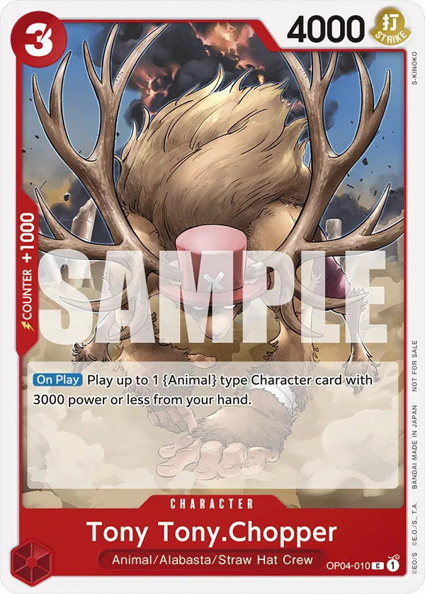 Tony Tony.Chopper - OP04-010 - Common (Tournament Pack Alt Art) - Kingdoms of Intrigue