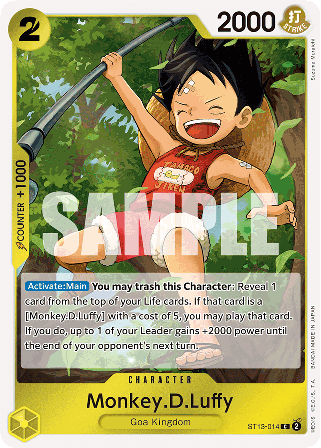 Monkey.D.Luffy - ST13-014 - Common - Ultra Deck: The Three Brothers