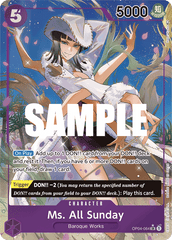 Ms. All Sunday - OP04-064 - Super Rare (Alternate Art) - Kingdoms of Intrigue