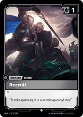 Recruit (de) - 271/298 - Common - Origins
