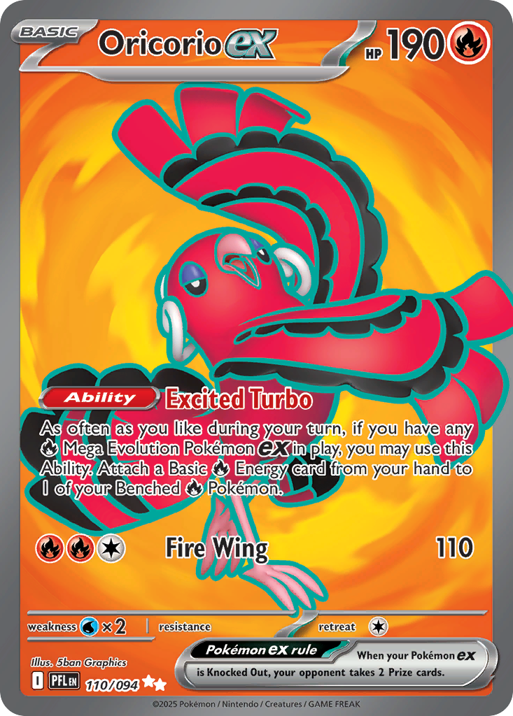 Oricorio ex - 110/94 - Phantasmal Flames