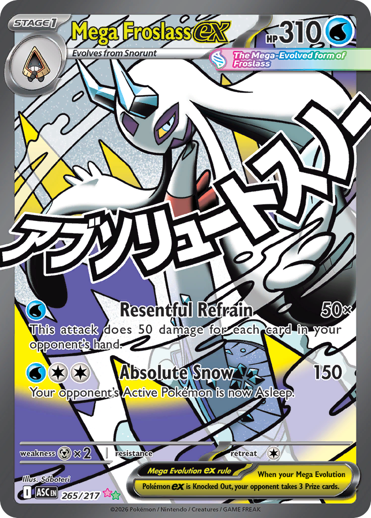 Mega Froslass ex - 265/217 - Ascended Heroes