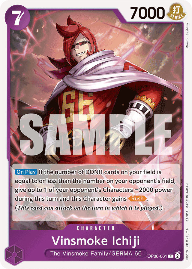 Vinsmoke Ichiji - OP06-061 - Rare - Wings of the Captain