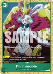 I'm invincible - ST11-005 - Common (Green Uta Alt Art) - Uta