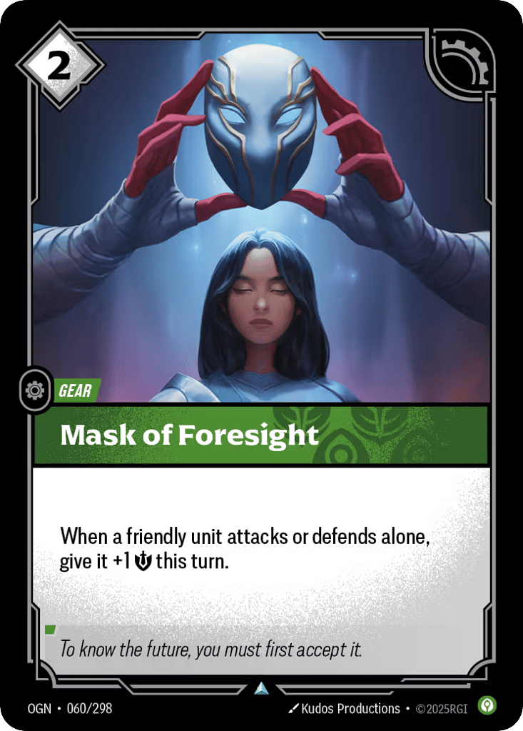 Mask Of Foresight - 060/298 - Uncommon - Origins