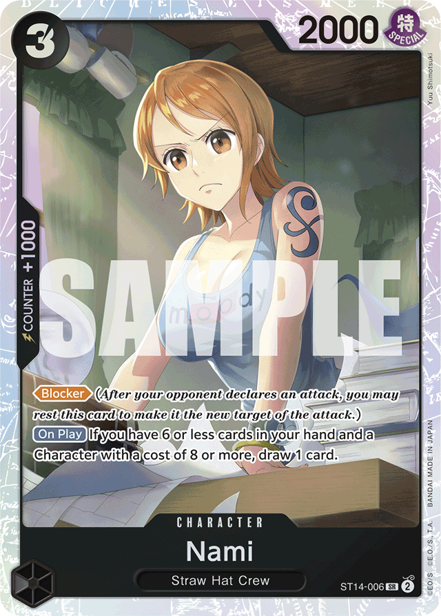 Nami - ST14-006 - Super Rare - 3D2Y