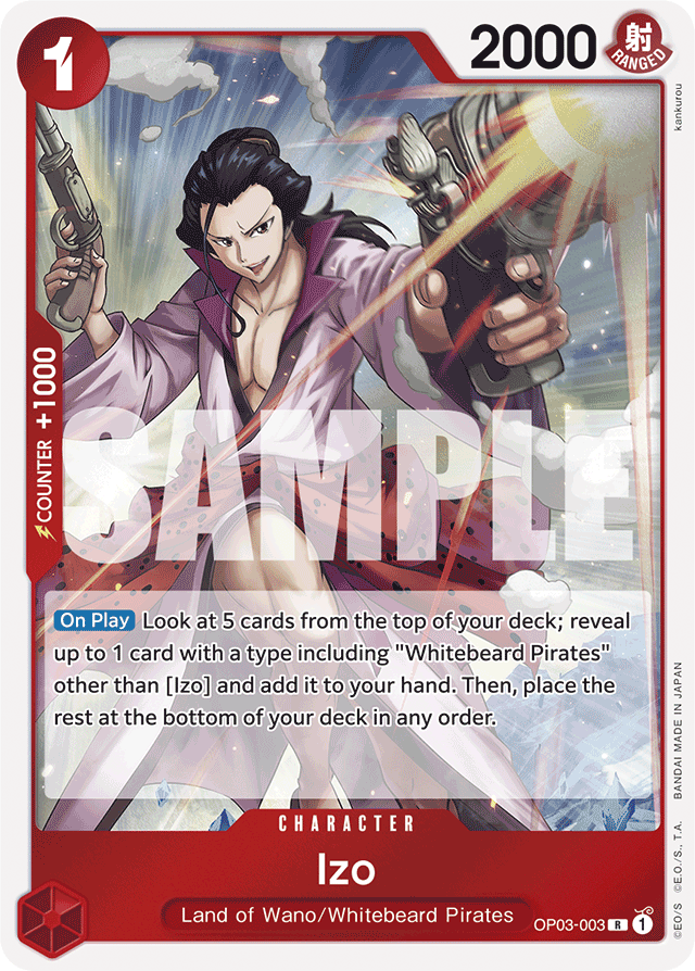Izo - OP03-003 - Rare (Reprint) - Pillars of Strength