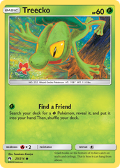 Treecko - 020/214 - Lost Thunder