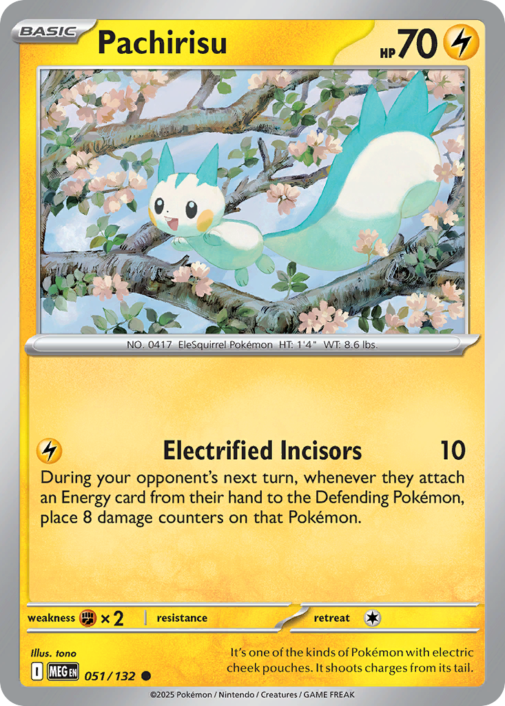 Pachirisu - 051/132 - Mega Evolution