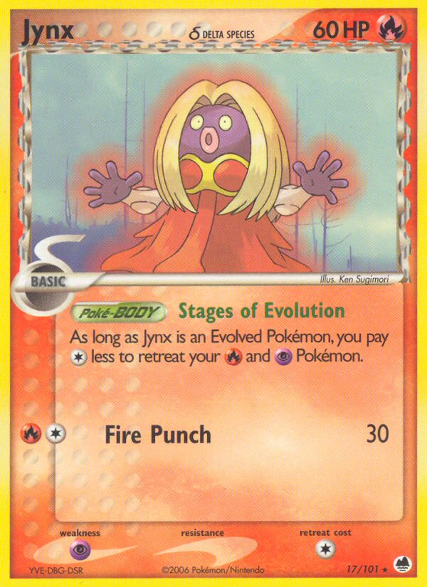 Jynx δ - 017/101 - Dragon Frontiers