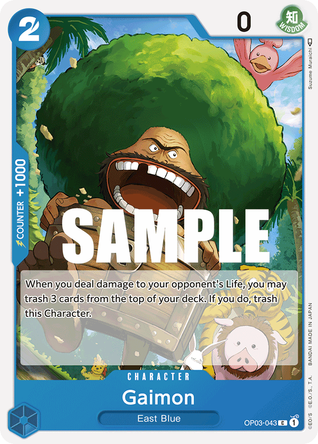 Gaimon - OP03-043 - Common - Pillars of Strength
