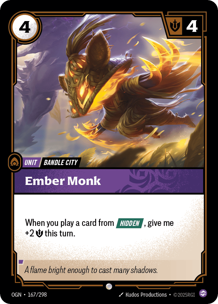 Ember Monk - 167/298 - Common - Origins