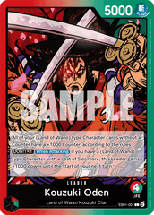 Kouzuki Oden - EB01-001 - Leader - Memorial Collection