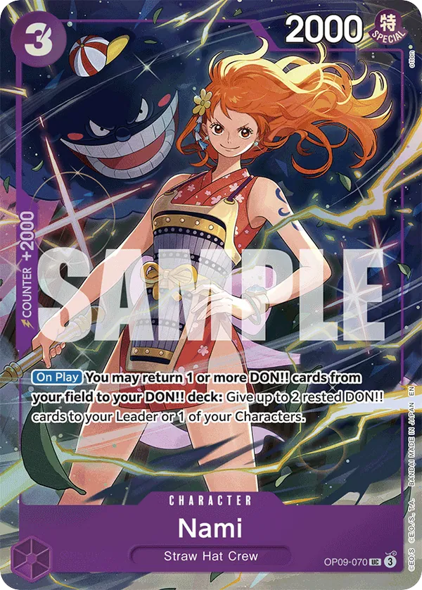 Nami - OP09-070 - Uncommon (Best Selection Vol4Alt Art) - Emperors In The New World