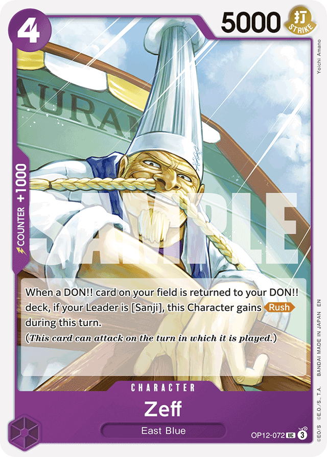 Zeff - OP12-072 - Uncommon - Legacy of the Master