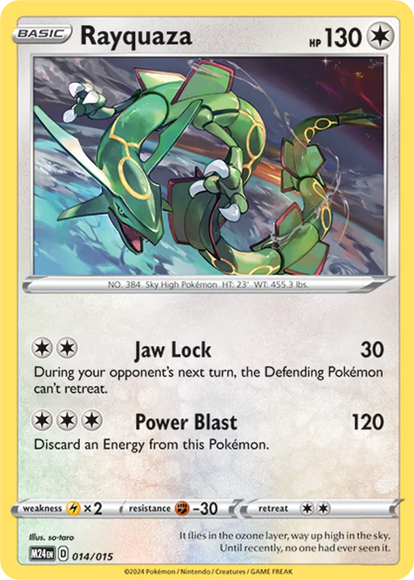 Rayquaza - 14/15 - McDonald's Collection 2024