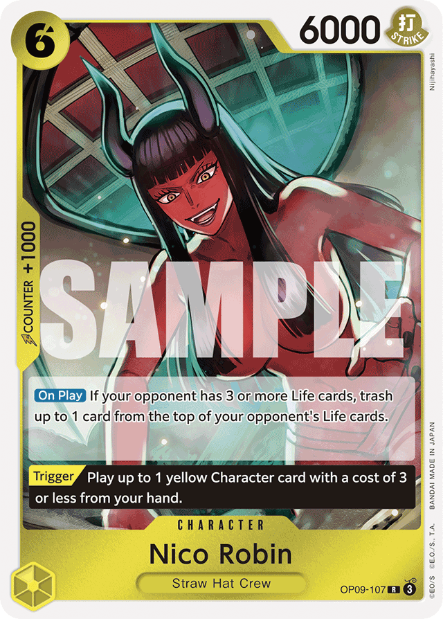 Nico Robin - OP09-107 - Rare - Emperors In The New World