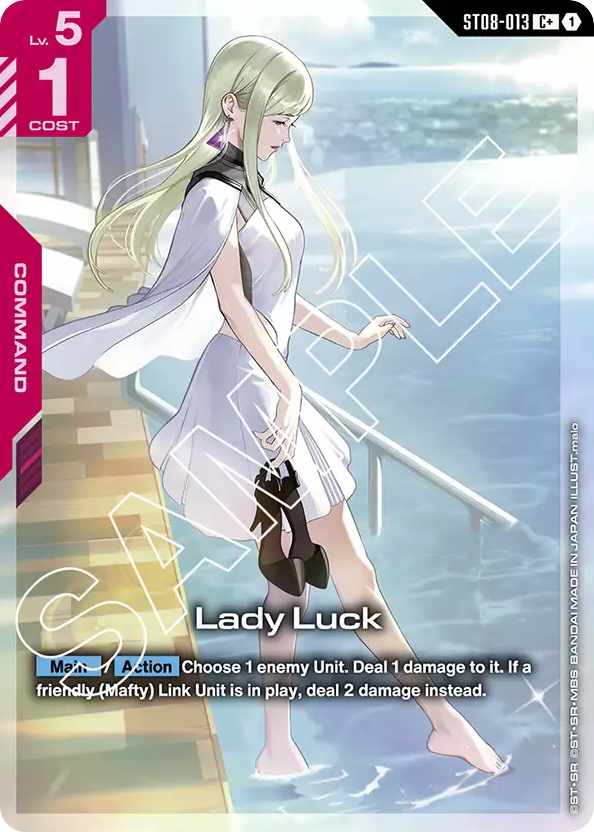 Lady Luck - ST08-013 - Common (Alternate Art) - Flash of Radiance