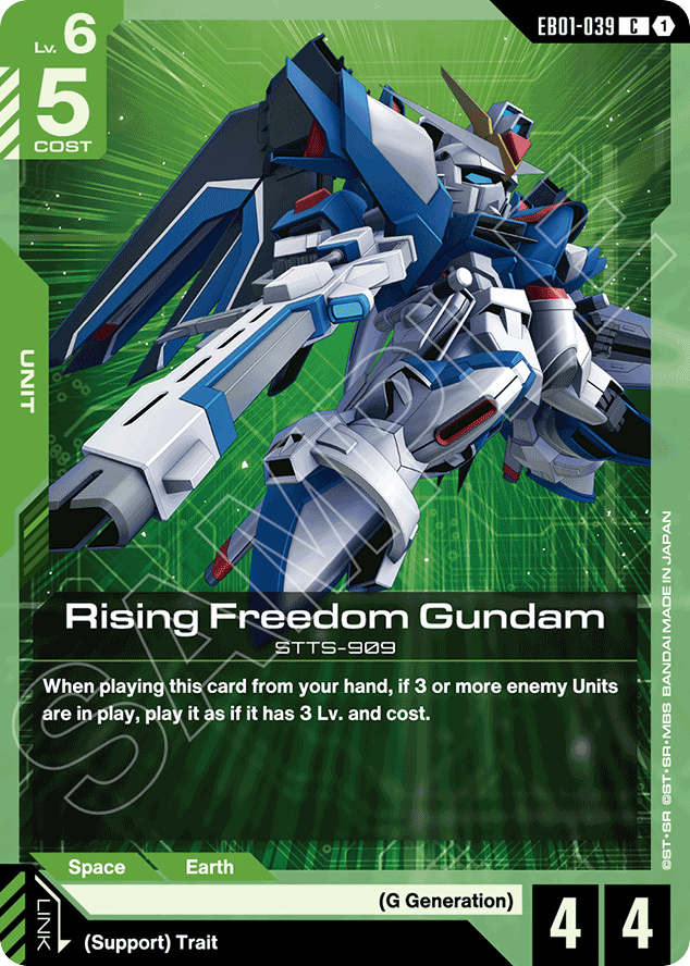Rising Freedom Gundam - EB01-039 - Common - Eternal Nexus