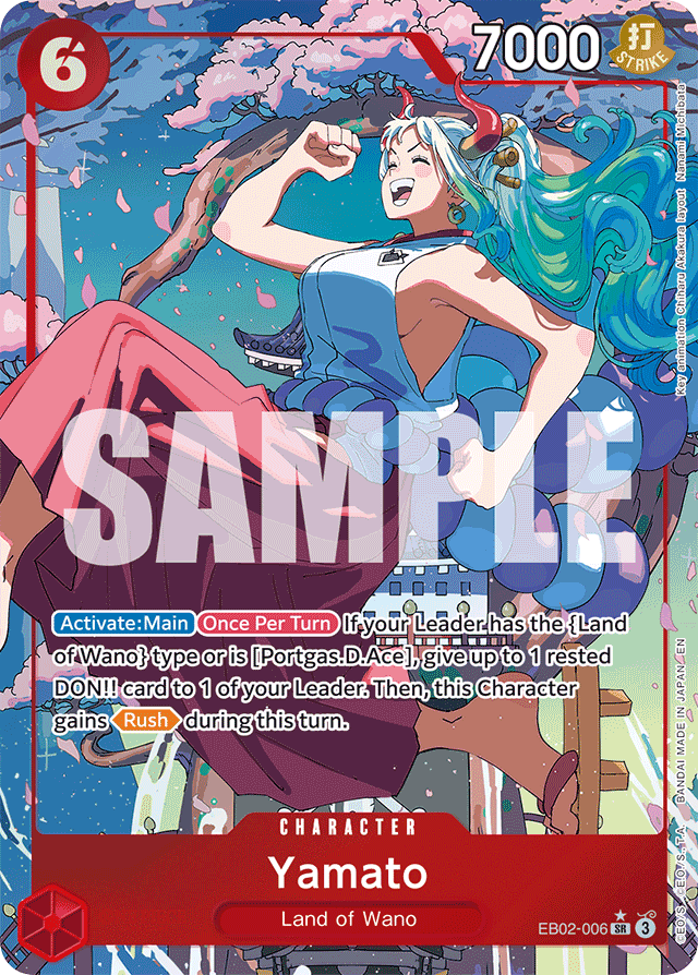 Yamato - EB02-006 - Super Rare (Alternate Art) - Anime 25th Collection