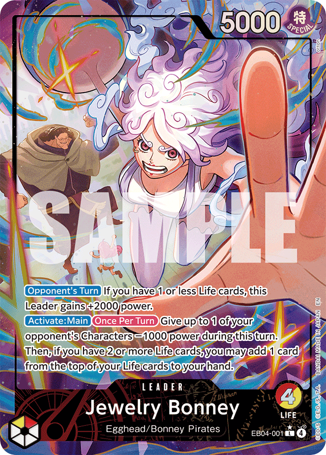 Jewelry Bonney - EB04-001 - Leader (Alternate Art) - Egghead Crisis