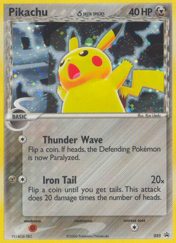 Pikachu δ - 035 - Nintendo Black Star Promos
