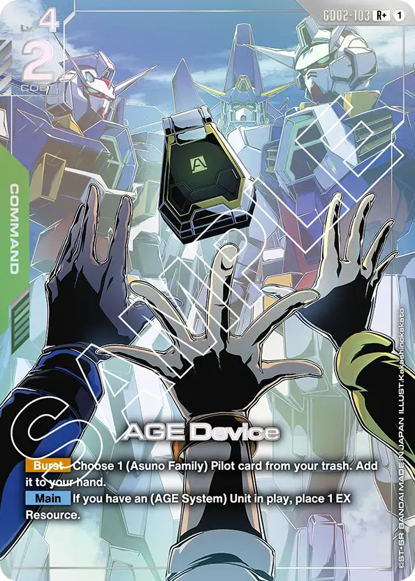 AGE Device - GD02-103 - Rare (Alternate Art) - Dual Impact