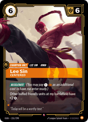 Lee Sin, Centered - 151/298 - Rare - Origins