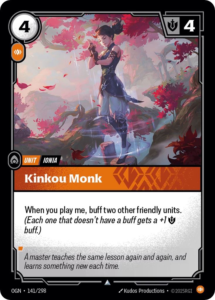 Kinkou Monk - 141/298 - Uncommon - Origins