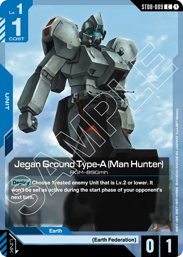 Jegan Ground Type-A (Man Hunter) - ST08-009 - Common - Flash of Radiance