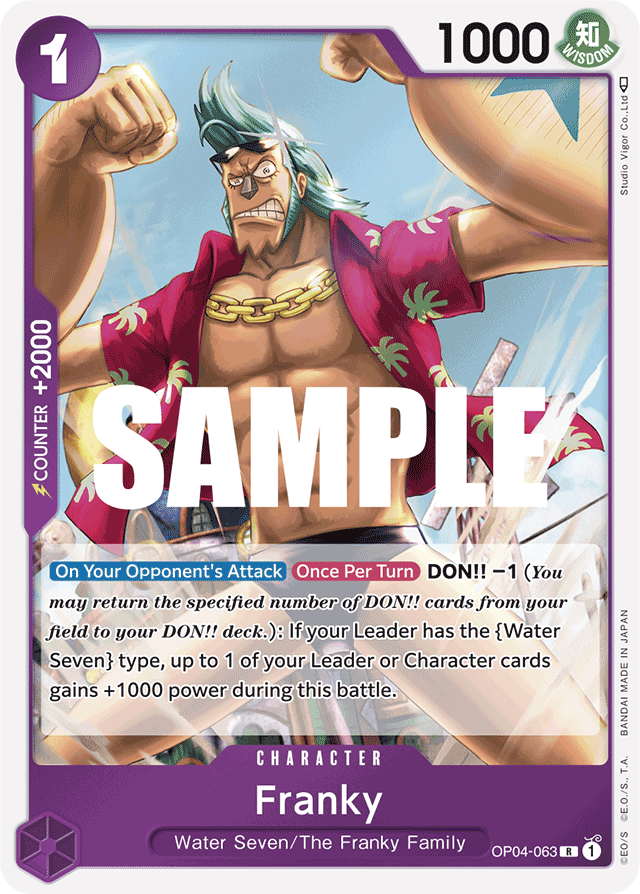 Franky - OP04-063 - Rare - Kingdoms of Intrigue