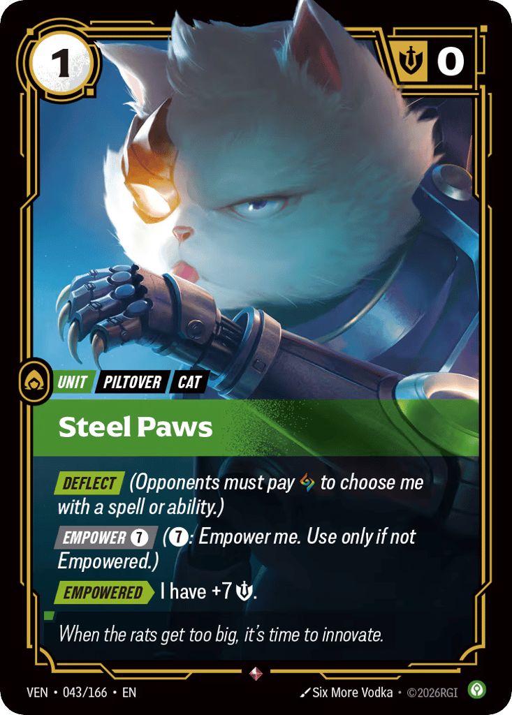 Steel Paws - 043/166 - Rare - Vendetta