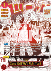 Come On!! We'll Fight You!! - OP09-020 - Rare (Premium Alt Art) - Emperors In The New World