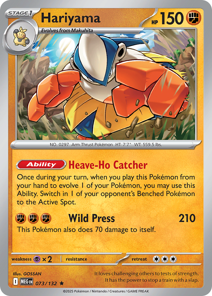Hariyama - 073/132 - Mega Evolution