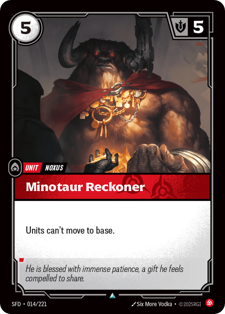 Minotaur Reckoner - 014/221 - Uncommon - Spiritforged