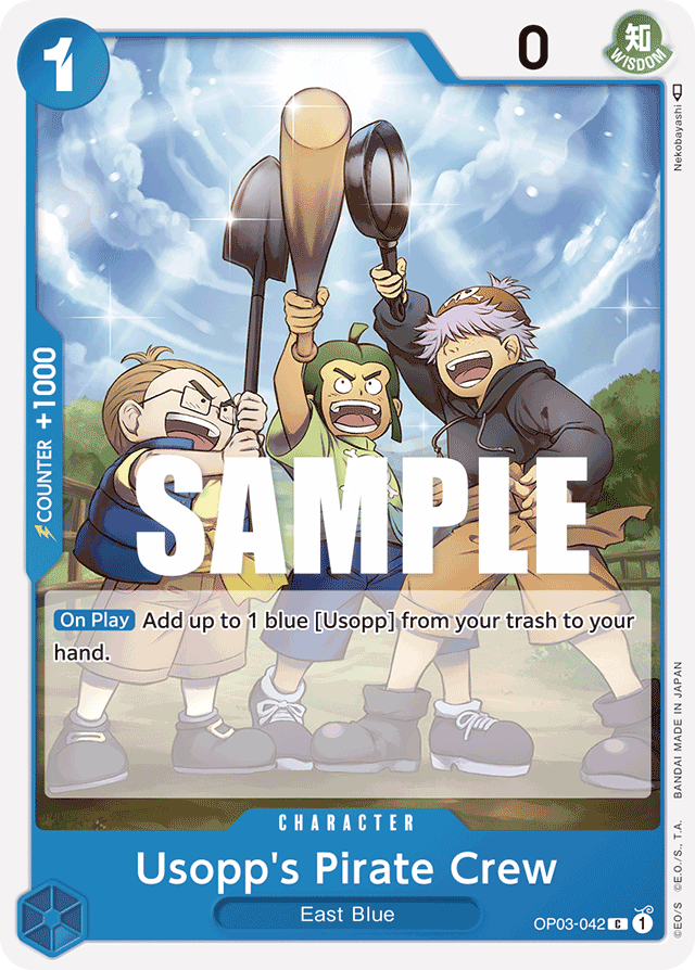 Usopp's Pirate Crew - OP03-042 - Common - Pillars of Strength