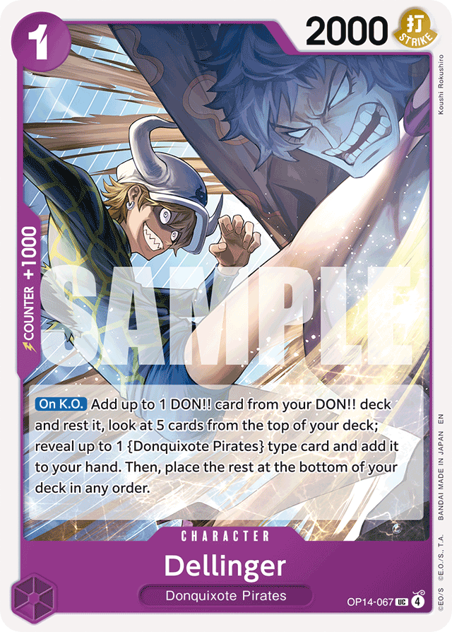 Dellinger - OP14-067 - Uncommon - The Azure Sea's Seven