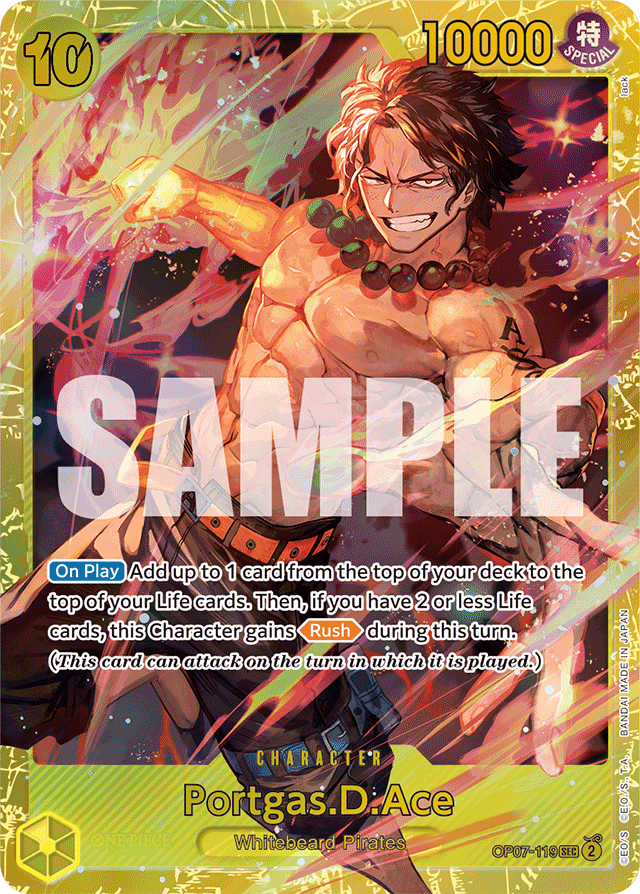 Portgas.D.Ace - OP07-119 - Secret Rare - 500 Years In The Future