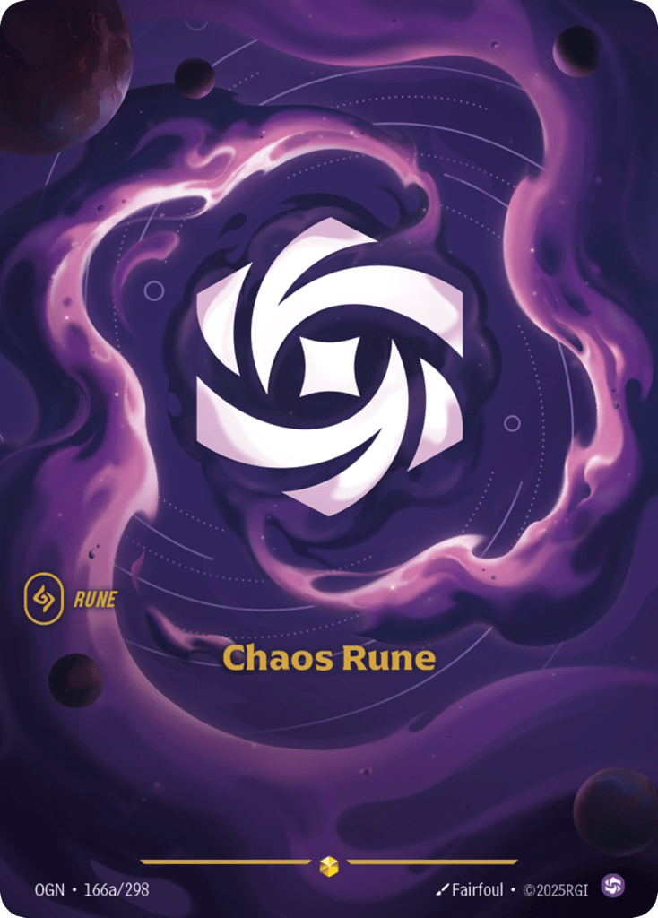Chaos Rune - 166a/298 - Showcase - Origins